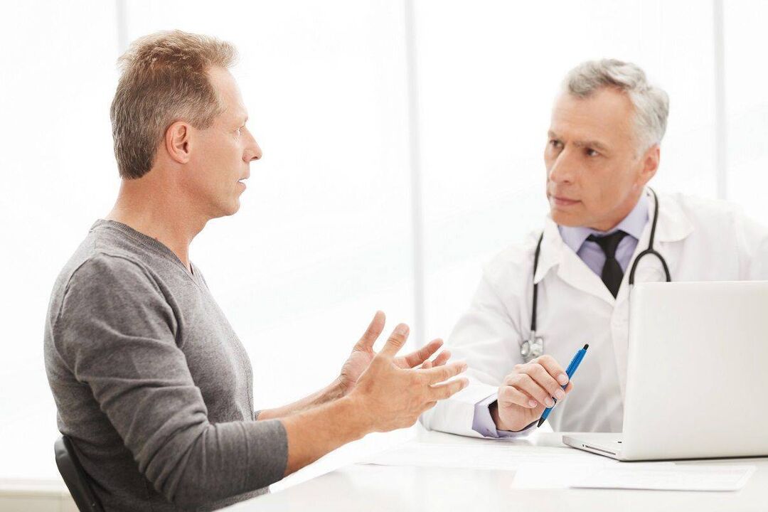 Uppsök läkare för symtom på prostatit